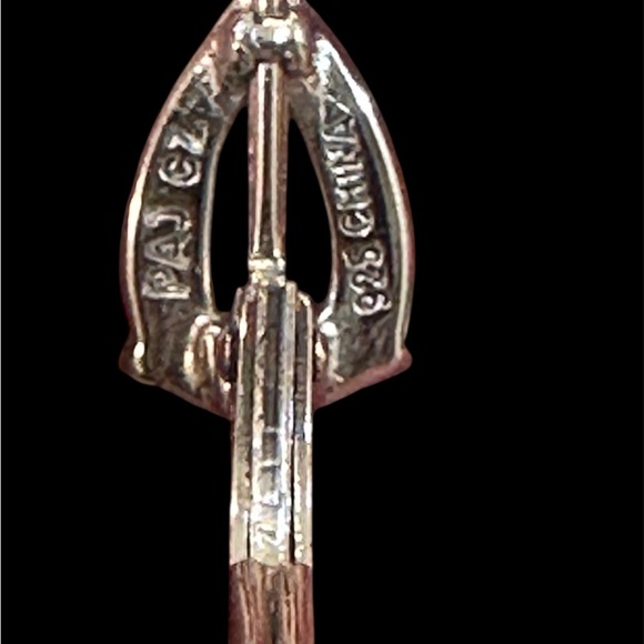 PAJ Sterling Silver .925 Dangle Drop Pear Shape Earrings NWOT - Picture 6 of 6